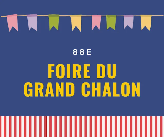 Affiche neutre comite foire chalon sur saone